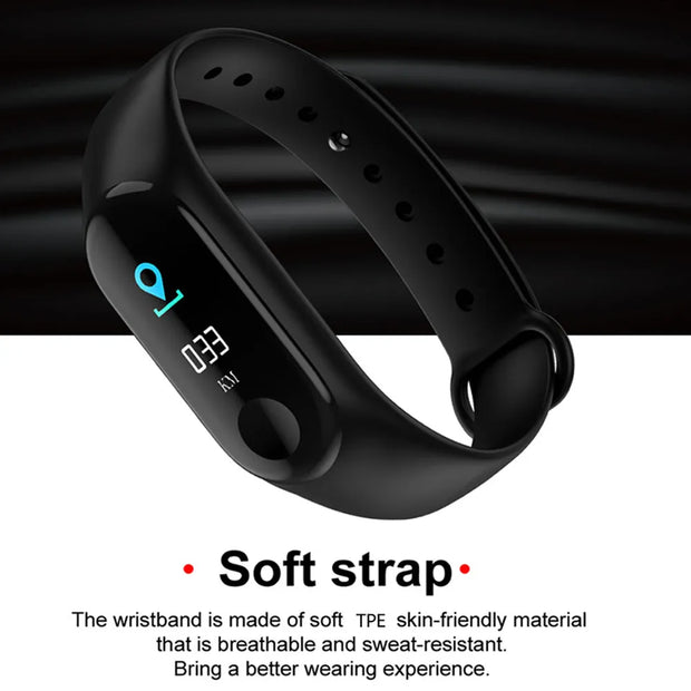 Wristband Fitness Tracker Smartwatch Waterproof For Children