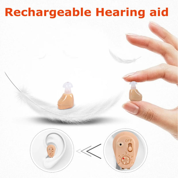 Rechargeable Hearing Aid Audiphone