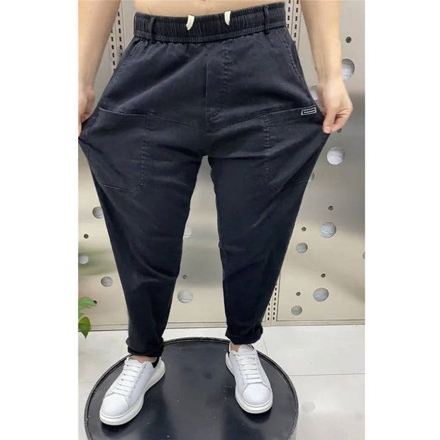 New Spring Autumn Korean Baggy Six Pockets