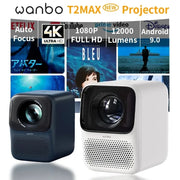 wanbo t2 max new Projector 4K Wifi Android Full HD 1080p Beam Projector