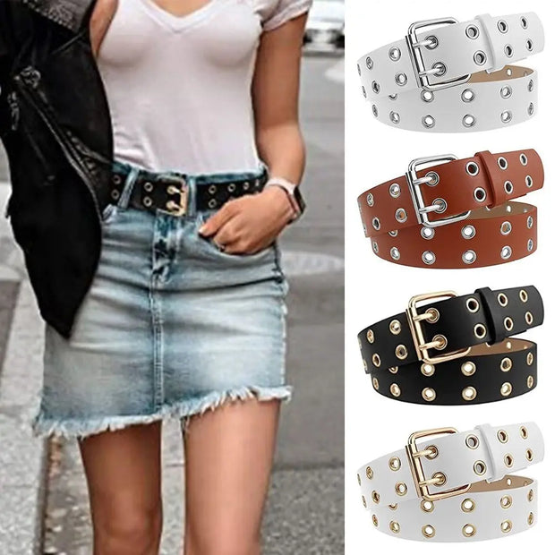 Women Fashion Cummerbunds PU Leather