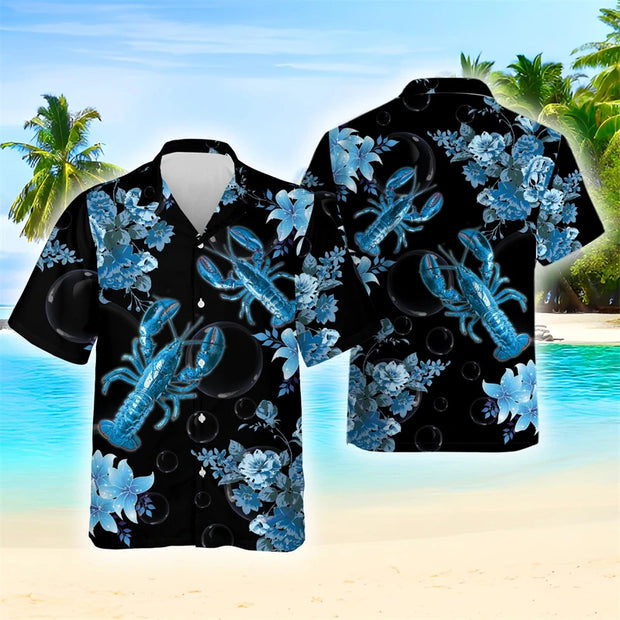 Hawaiian Lobster Anchor 3D Printed Shirts