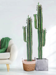 110/140CM Artificial Tropical Cactus Fake Desert Green Plants Home Decor