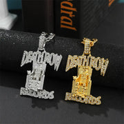 Hip Hop DEATH ROW RECORDS Necklace R