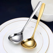 1pc Stainless Steel Ladle Household Tableware Spoon