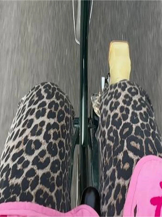 Leopard Print Pants Women