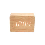 Fashion Alarm Clock LED Wooden Watch