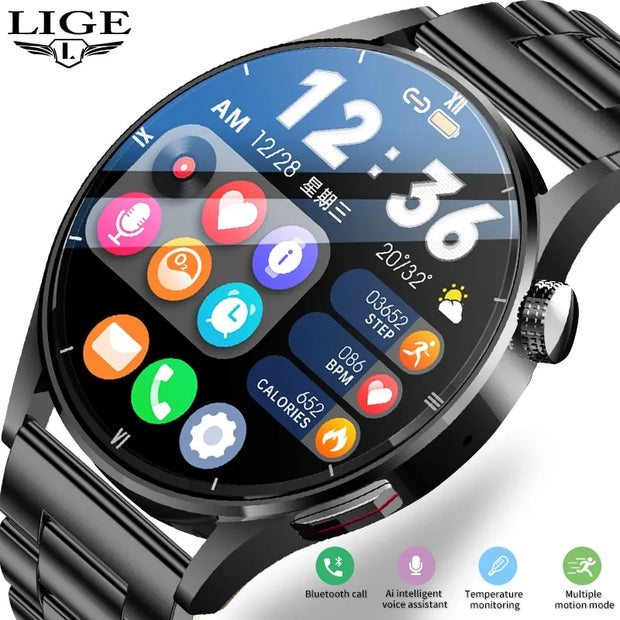 Waterproof Full Touch Screen Sport Fitness Watch